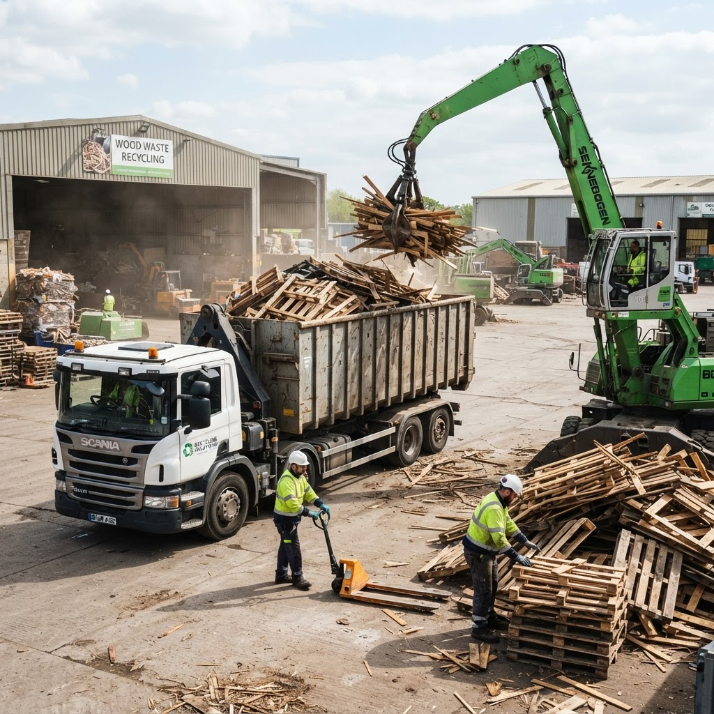Serviço de Coleta de Resíduos de Madeira da Saltex Pallets